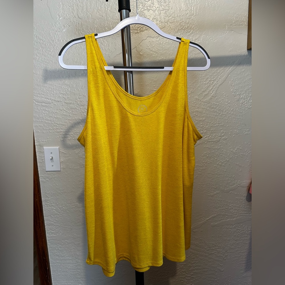 Maurices Yellow Sleeveless Tank Top
